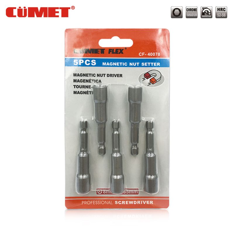 5PCS MAGNETIC NUT SETTER